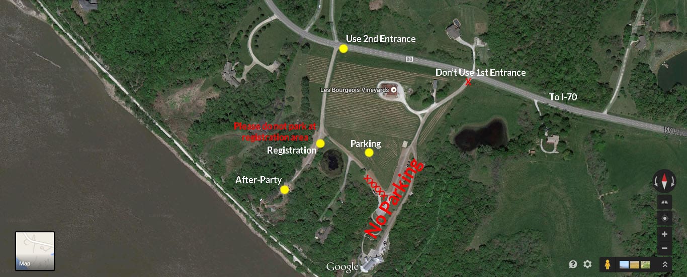 Winery Map Parking
